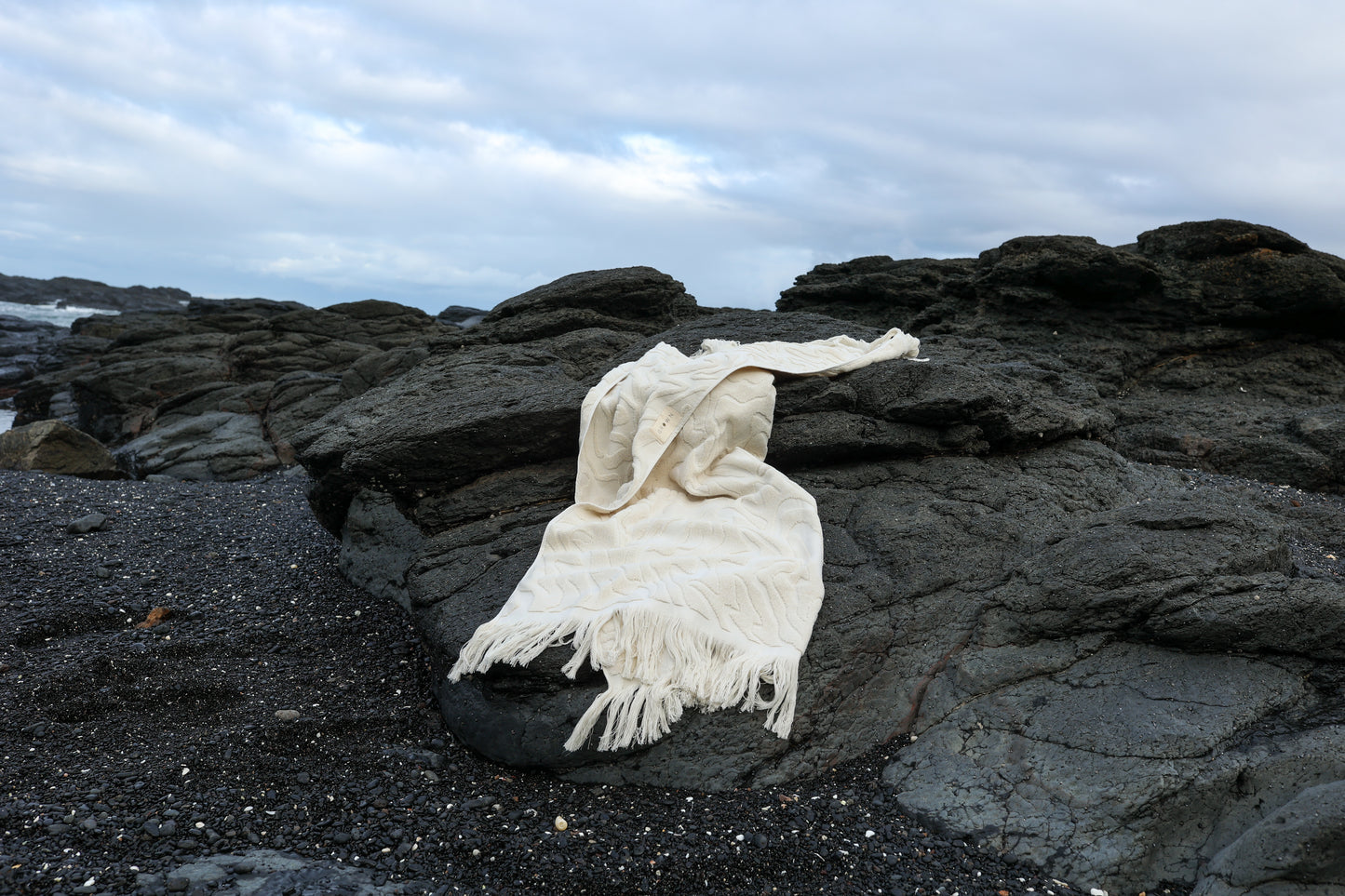 Ripple Kids Towel - Pebble