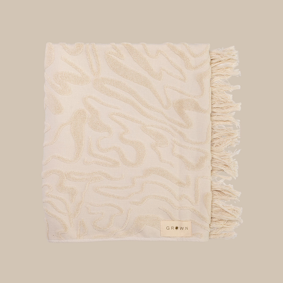 Ripple Kids Towel - Pebble