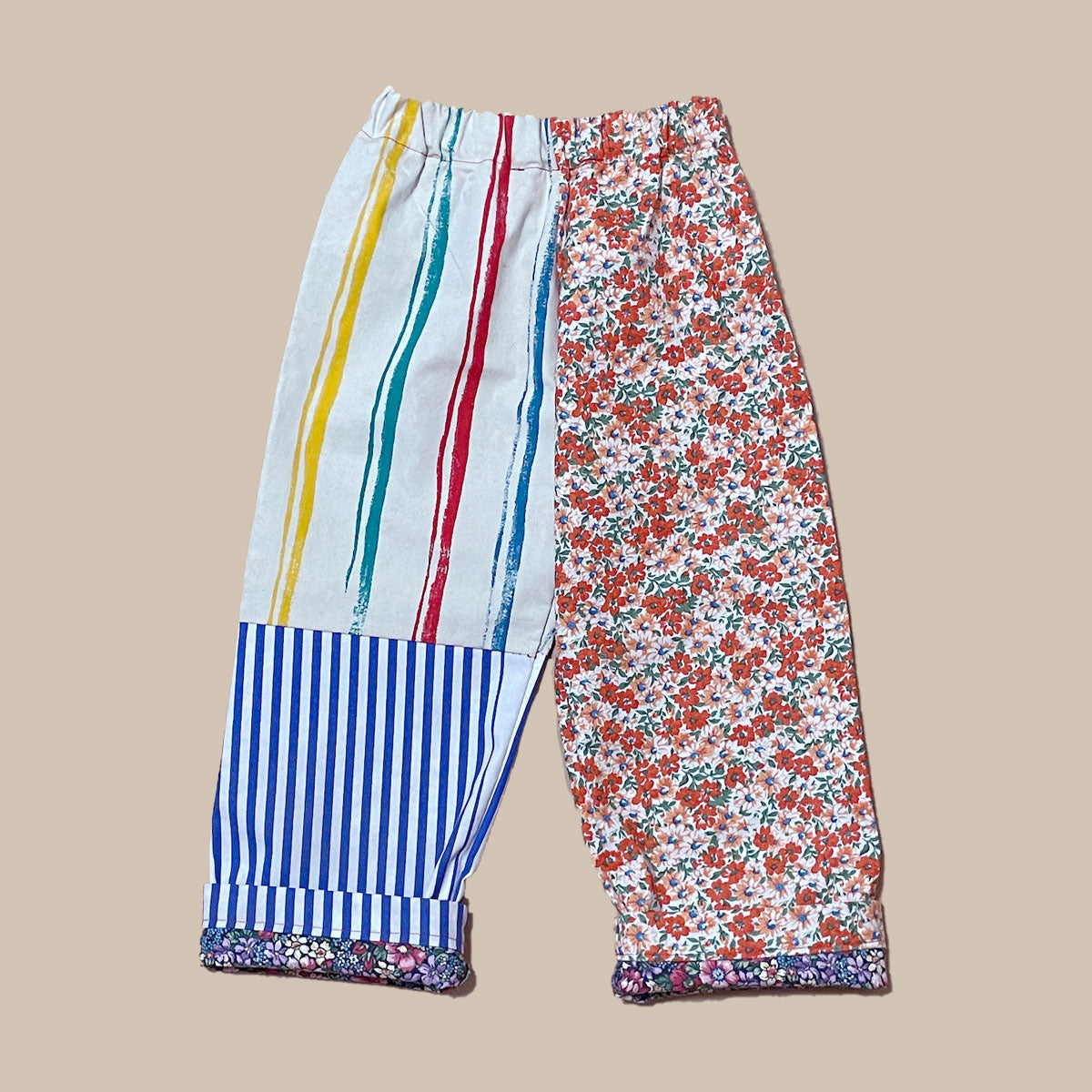 【one&only】 Vintage Fabrics Play Pants no.34-4Y