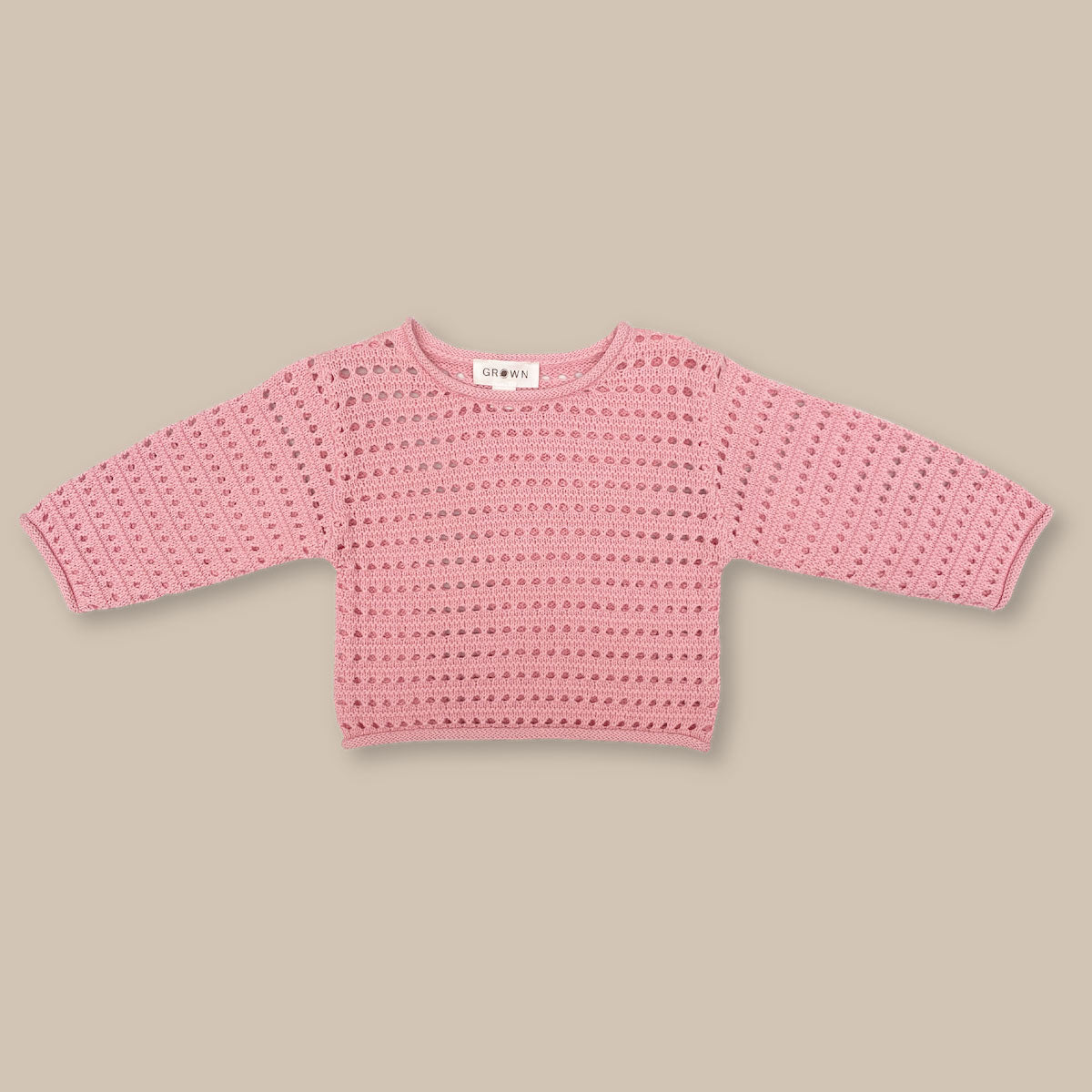 Summer Open Knit Pull Over - Blossom