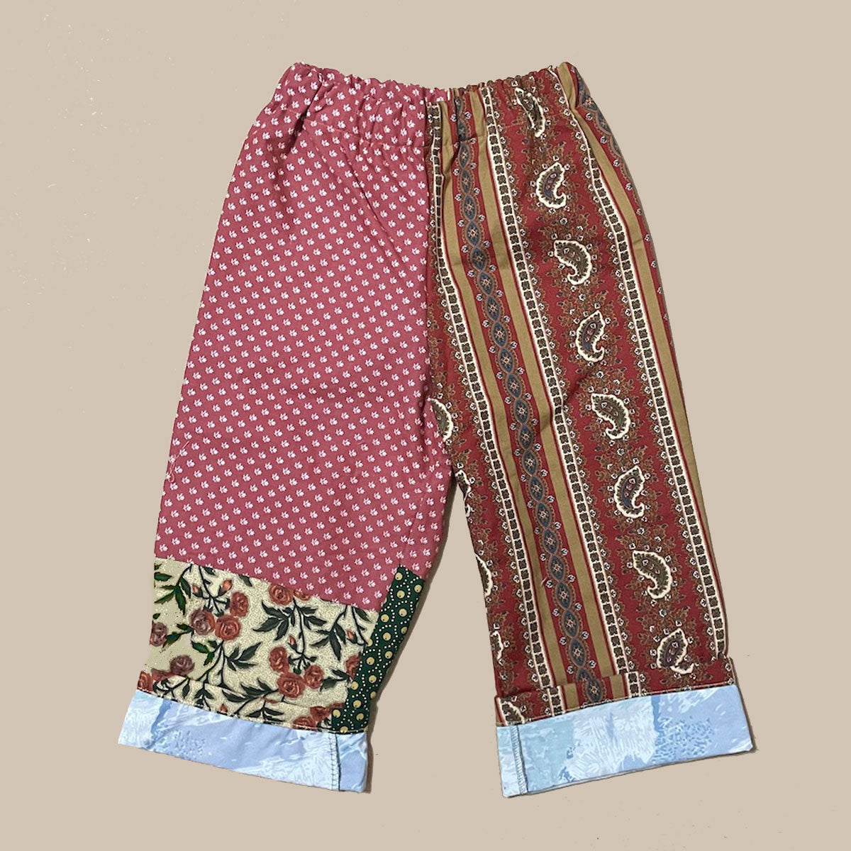 【one&only】 Vintage Fabrics Play Pants no.13-3Y