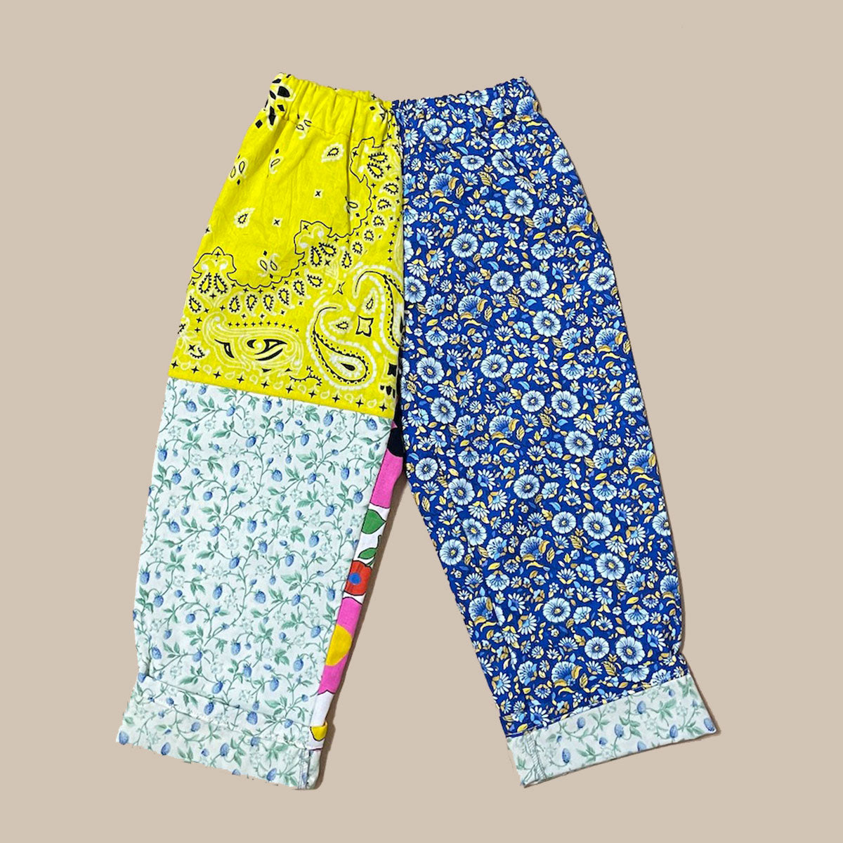 【one&only】 Vintage Fabrics Play Pants no.15-4Y