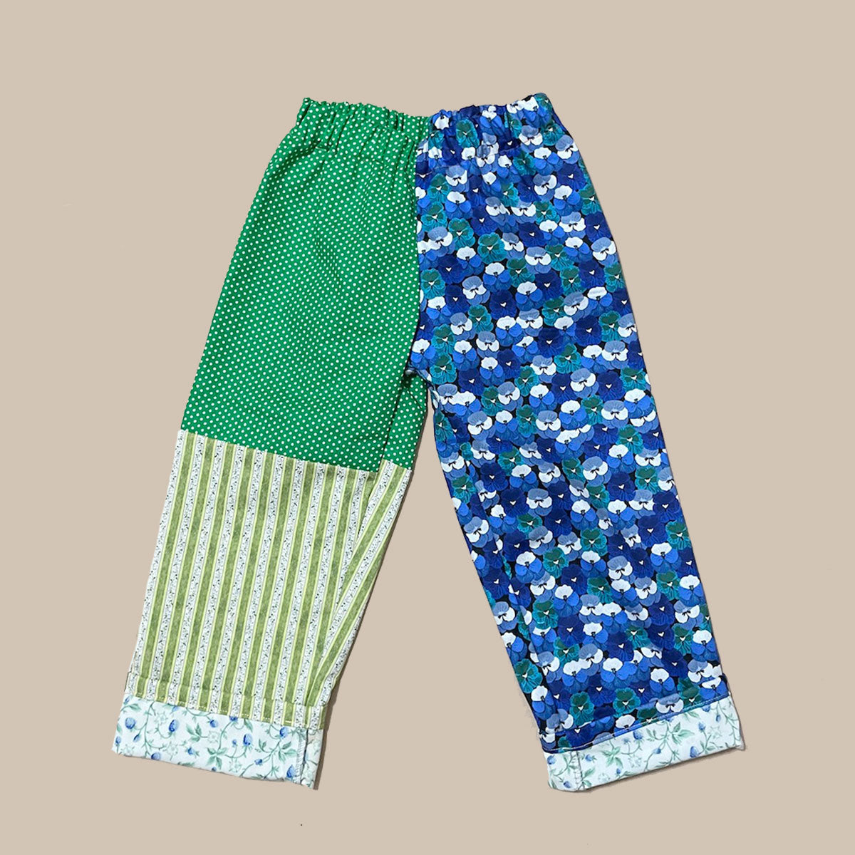 【one&only】 Vintage Fabrics Play Pants no.16-4Y