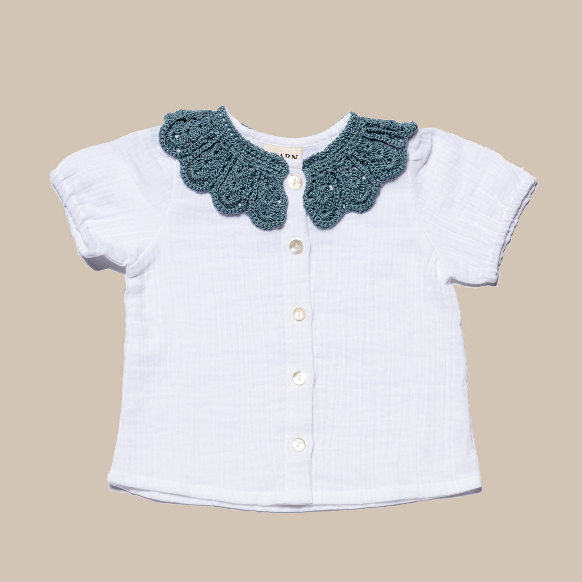 Baby Blouse FLORA/Light Moon