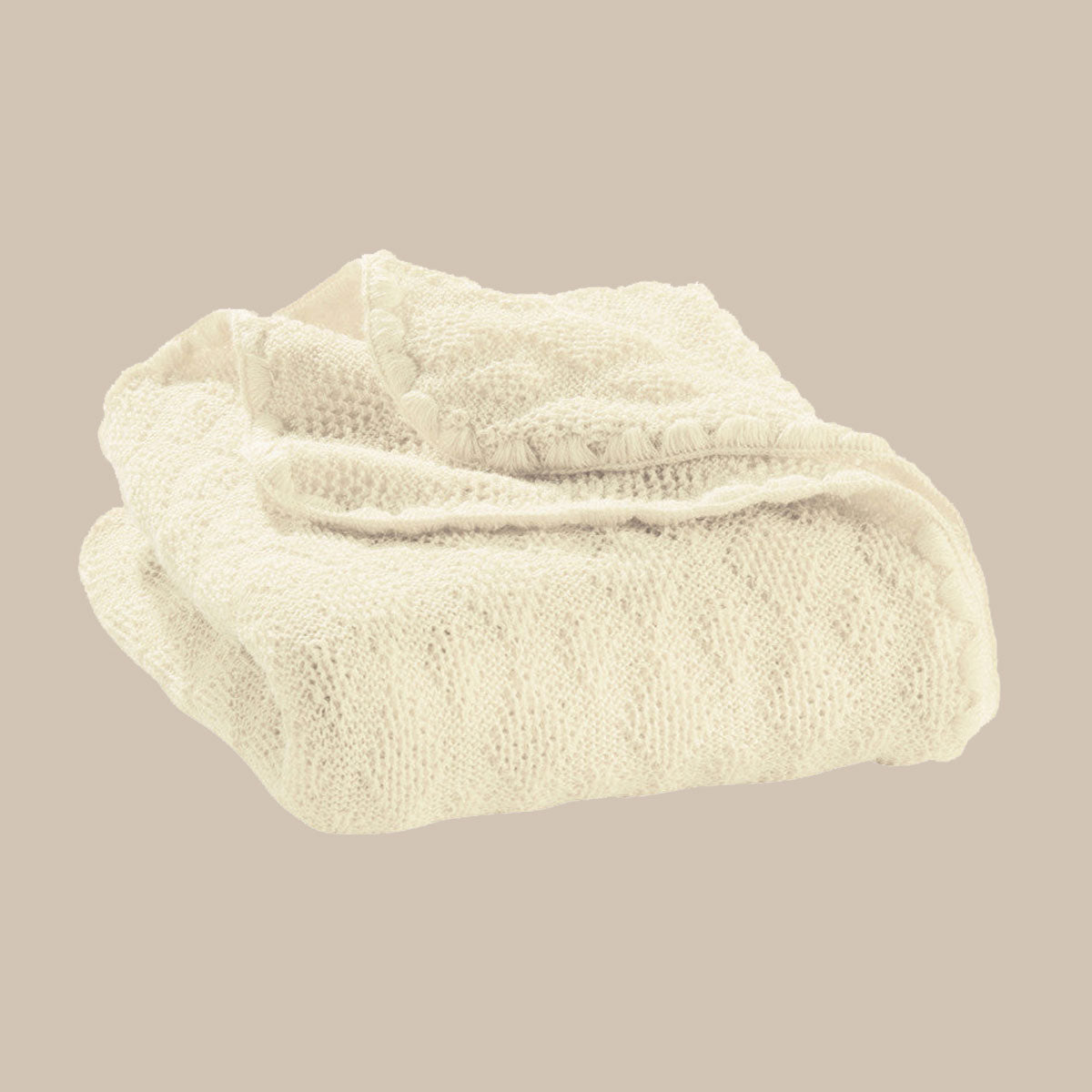 Woollen Baby Blanket/natural