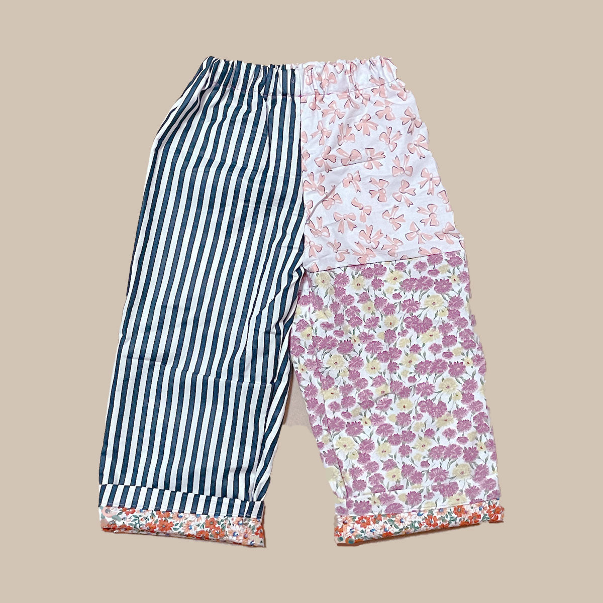 【one&only】 Vintage Fabrics Play Pants no.32-3Y