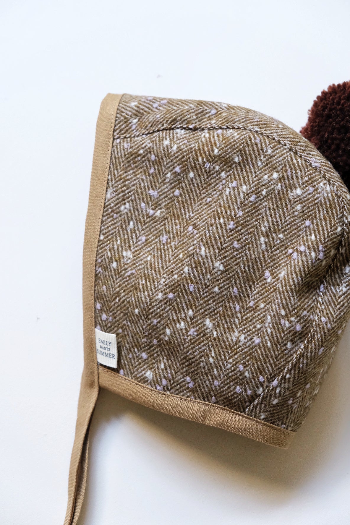 Baby Wool Pom Pom Bonnet - Freckles