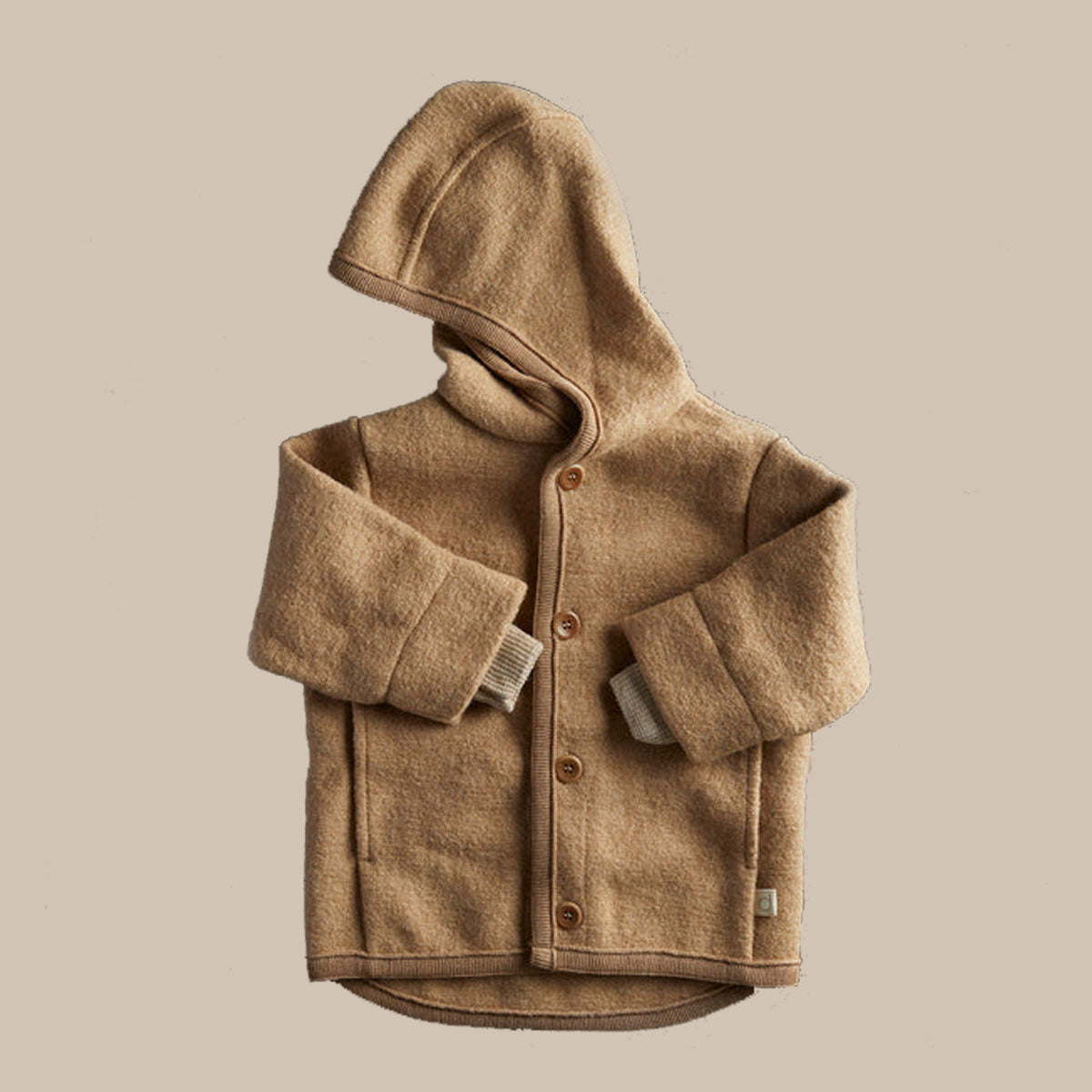 Boiled Wool Jacket/caramel