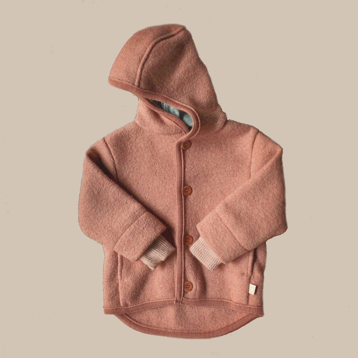 Boiled Wool Jacket/rose