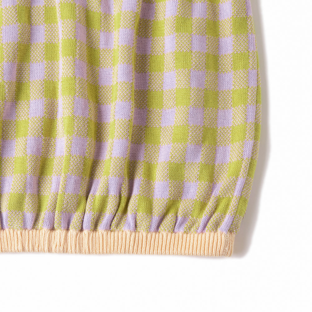 COLOURED CAMISOLE/LIME/LIGHT PURPLE