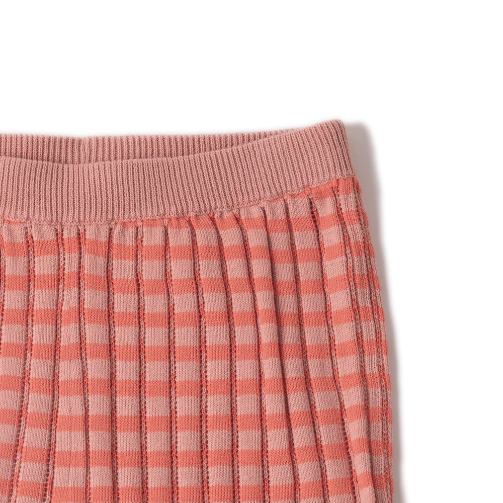 FLARED TROUSERS/SEA PINK/ORANGE