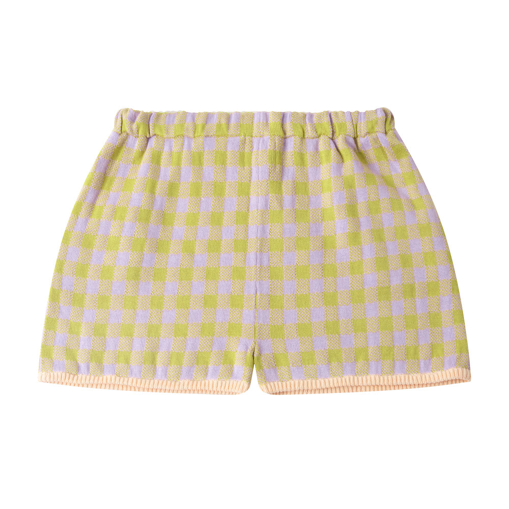 COLOURED SHORTS/LIME/PURPLE