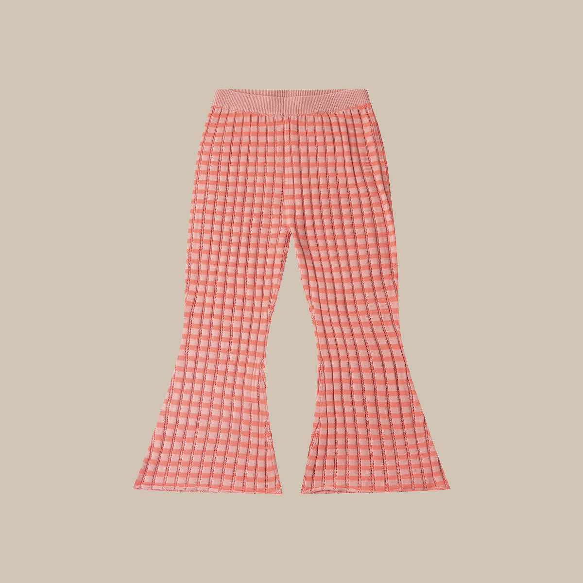 FLARED TROUSERS/SEA PINK/ORANGE