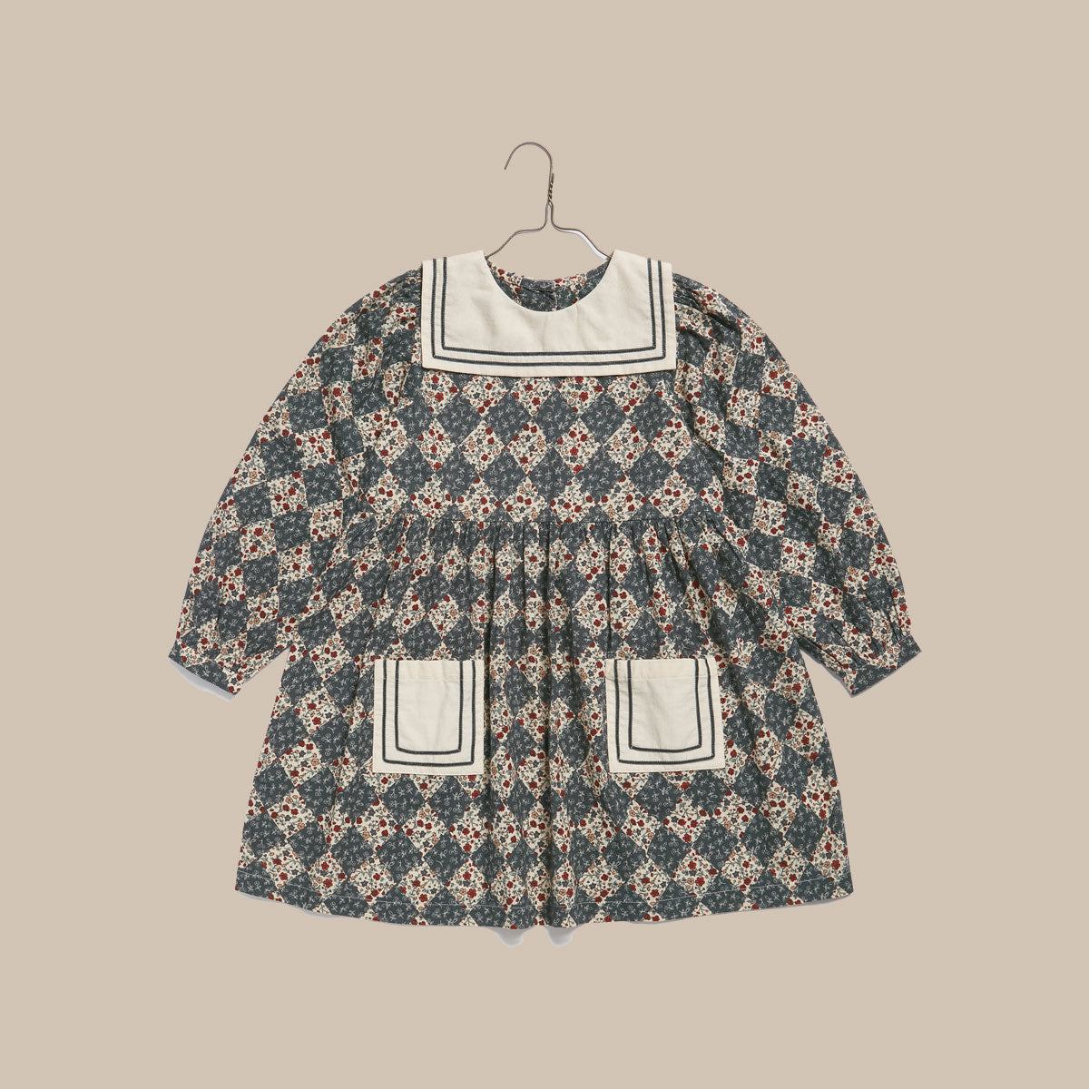 Eva Sailor Dress Harlequin Floral
