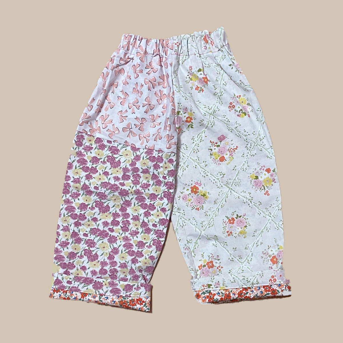【one&only】 Vintage Fabrics Play Pants no.29-3Y