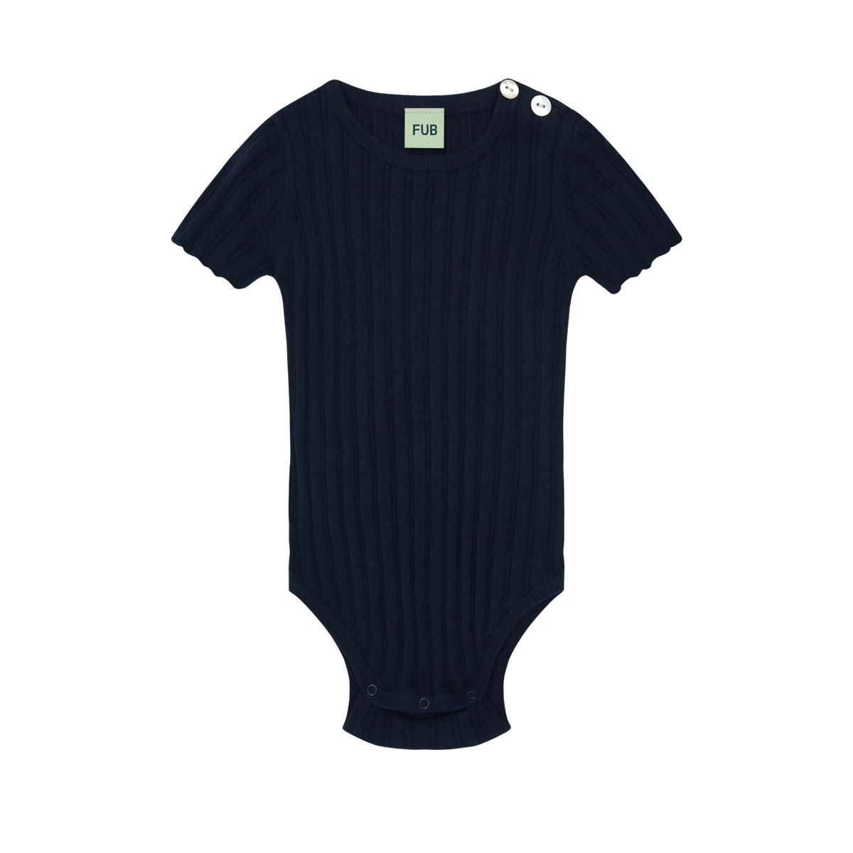 Baby Rib Bodysuit/DARK NAVY