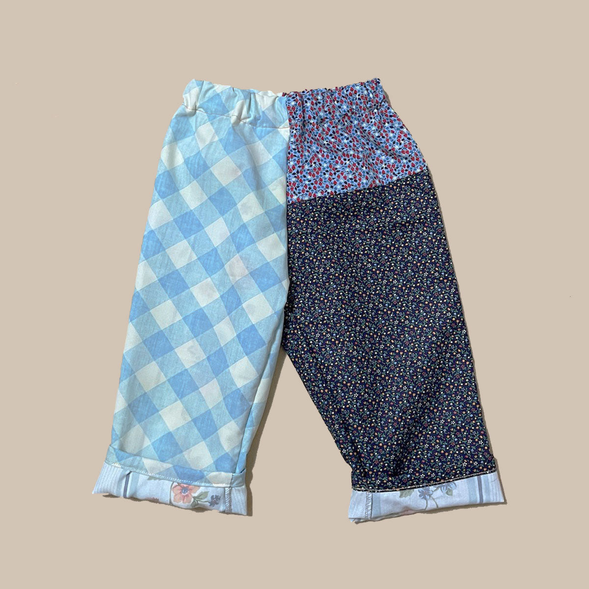 【one&only】 Vintage Fabrics Play Pants no.4-2Y