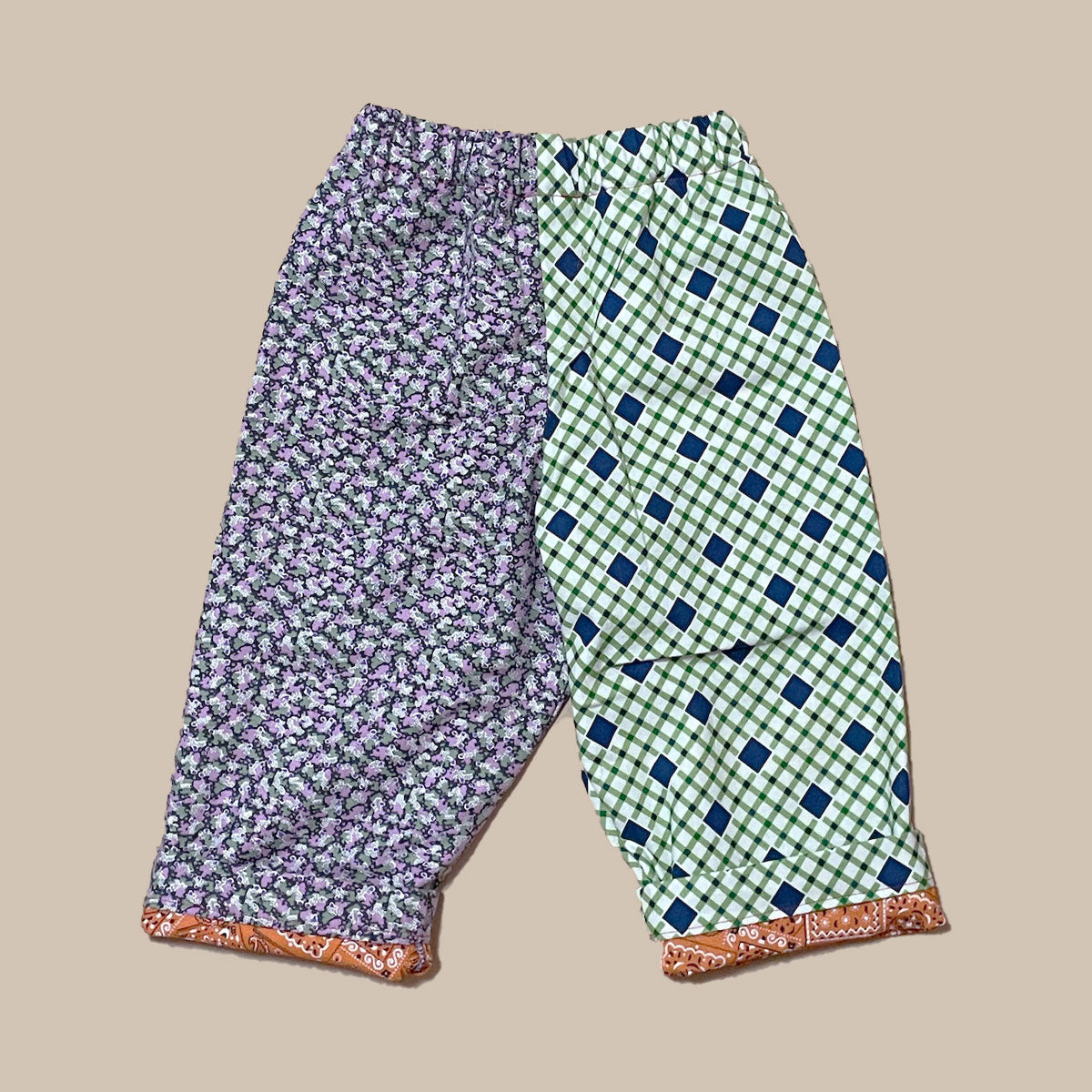【one&only】 Vintage Fabrics Play Pants no.28-2Y