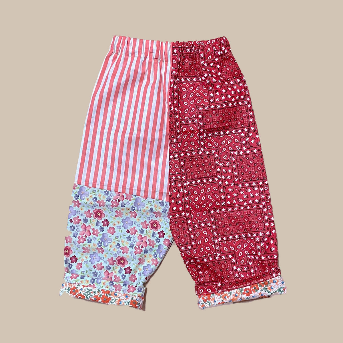 【one&only】 Vintage Fabrics Play Pants no.25-2Y