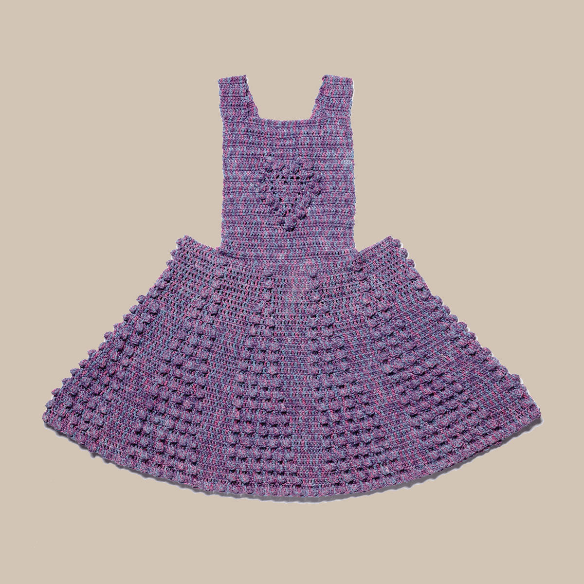 Girl's Pinafore Dress JUNE/Painted Purple