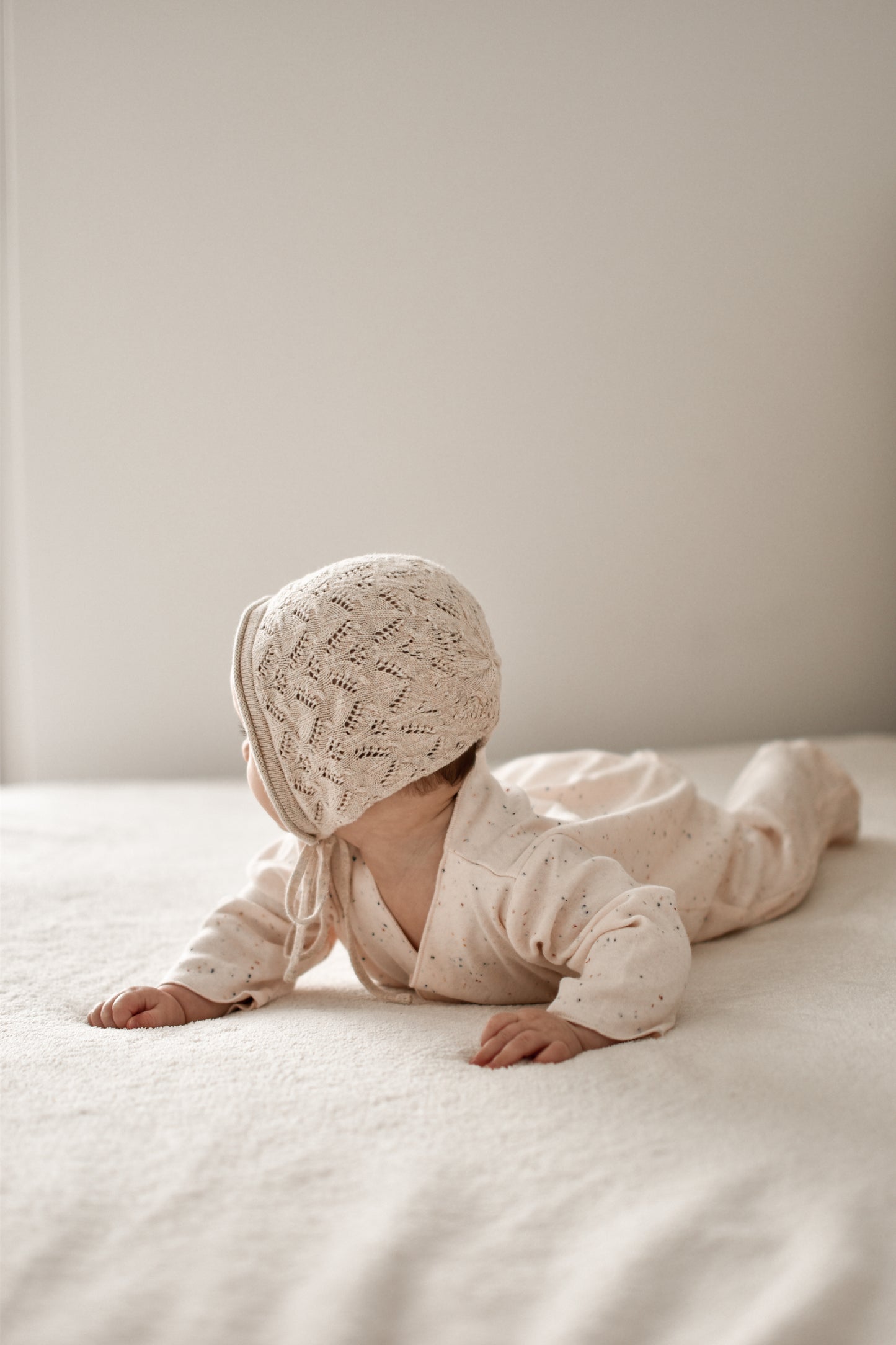 Organic Baby Onesie/IVORY PINK