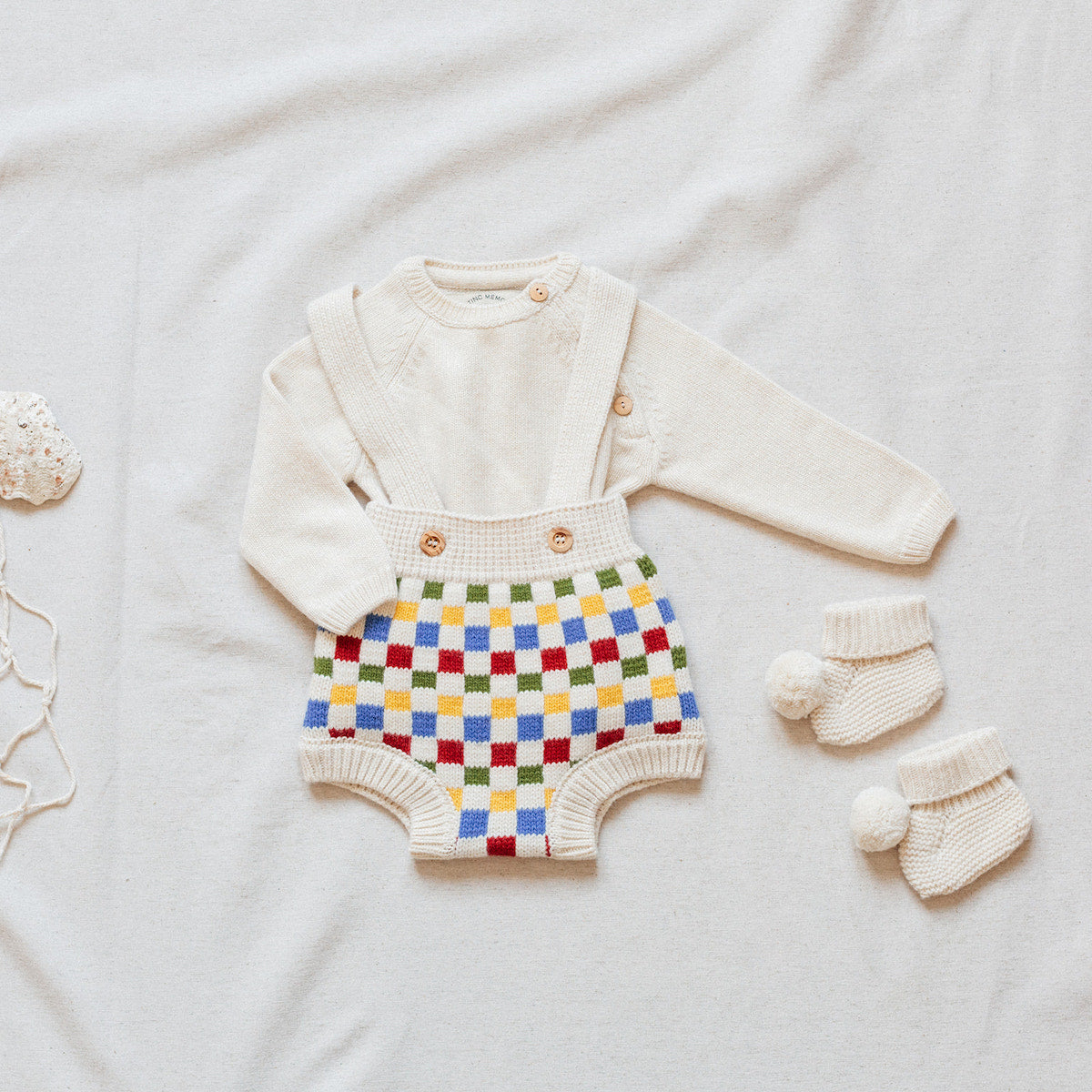 Checkerboard straps bloomer