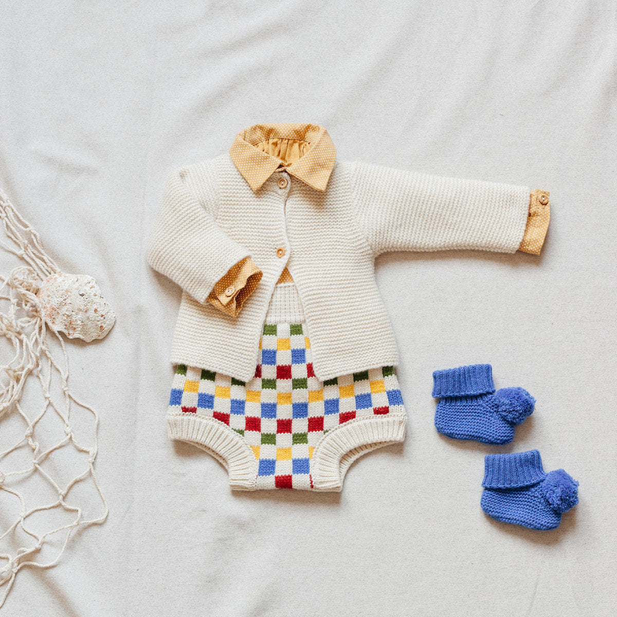 Checkerboard straps bloomer