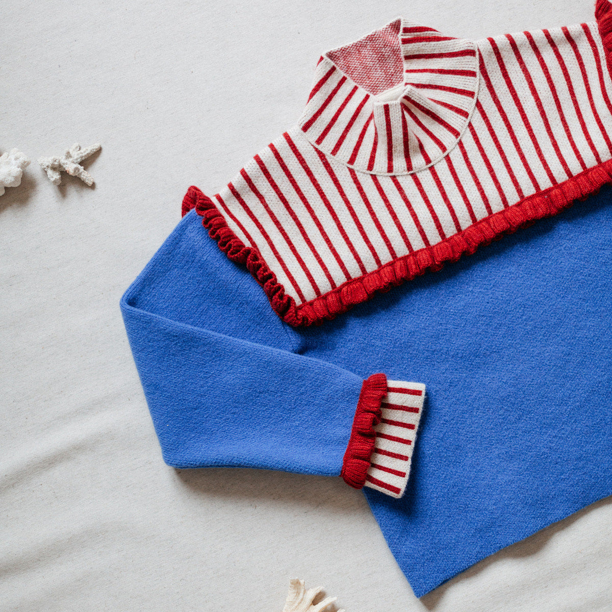 High collar vintage jersey