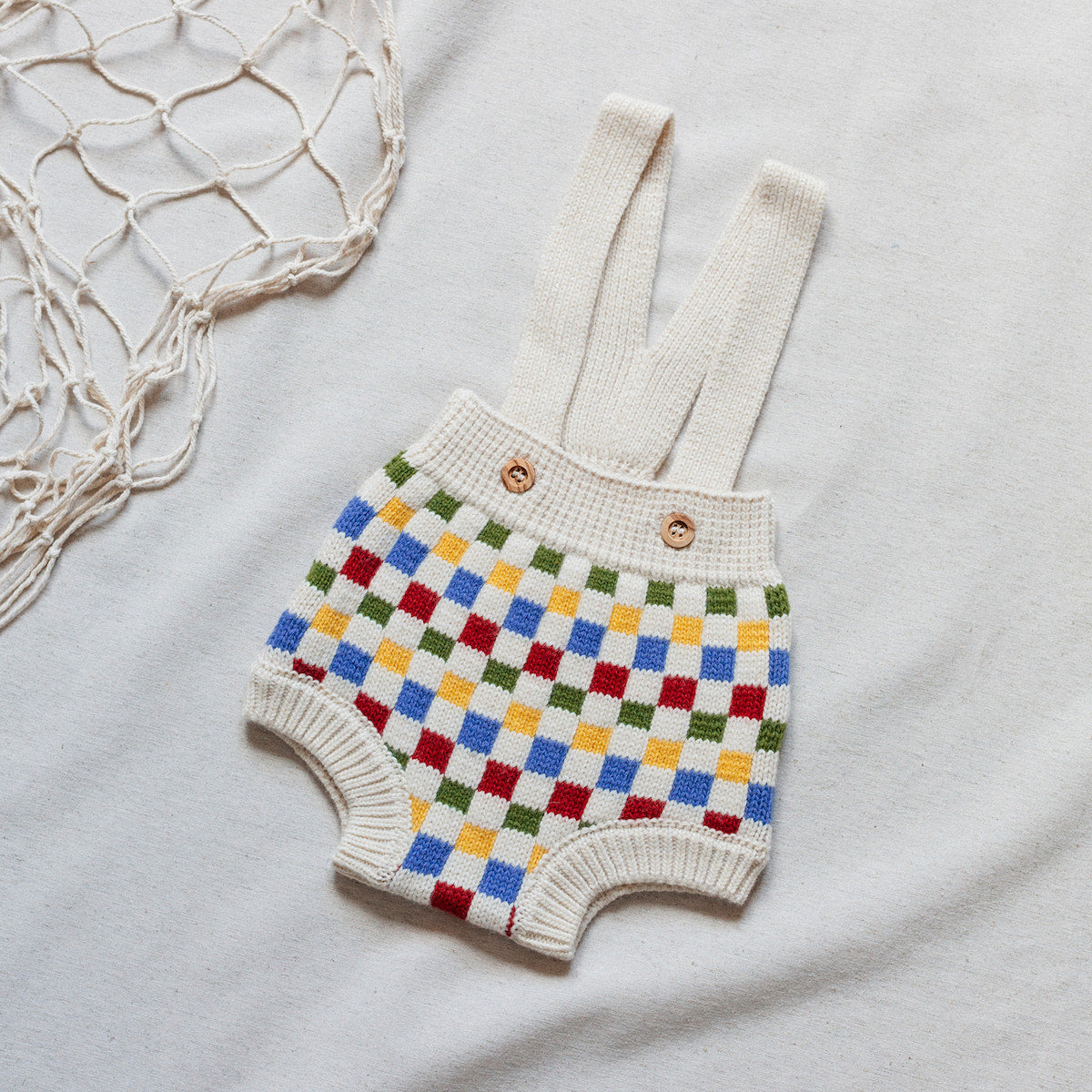 Checkerboard straps bloomer