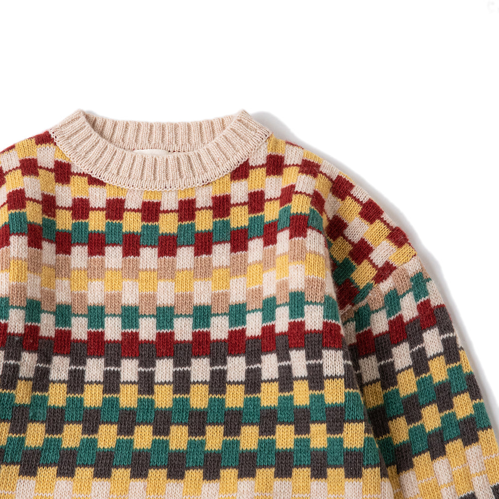 PATTERNED JUMPER/MULTICOLOR