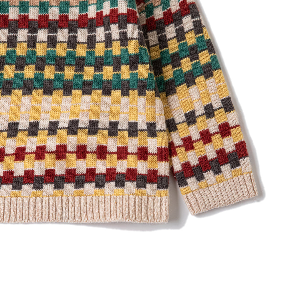 PATTERNED JUMPER/MULTICOLOR