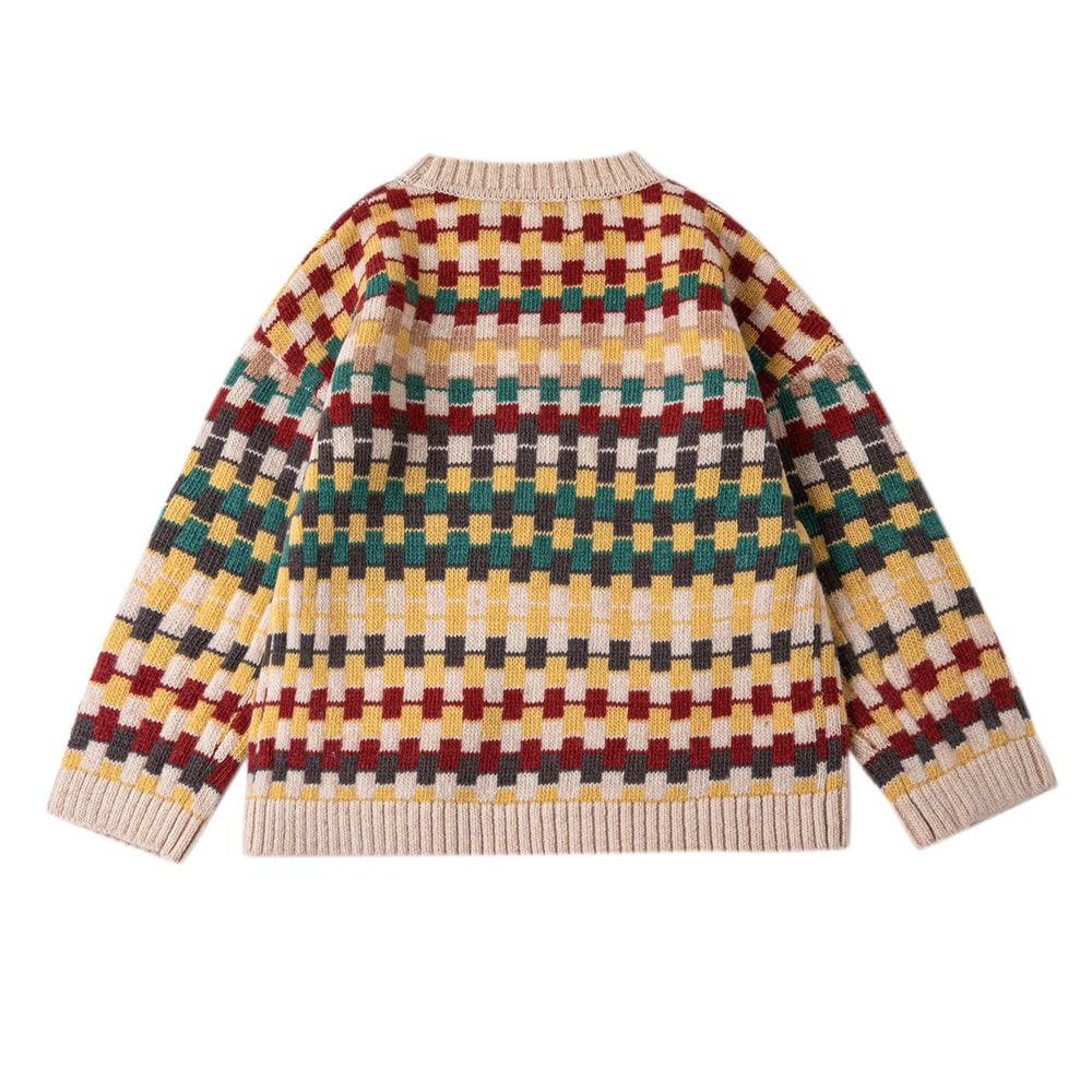PATTERNED JUMPER/MULTICOLOR