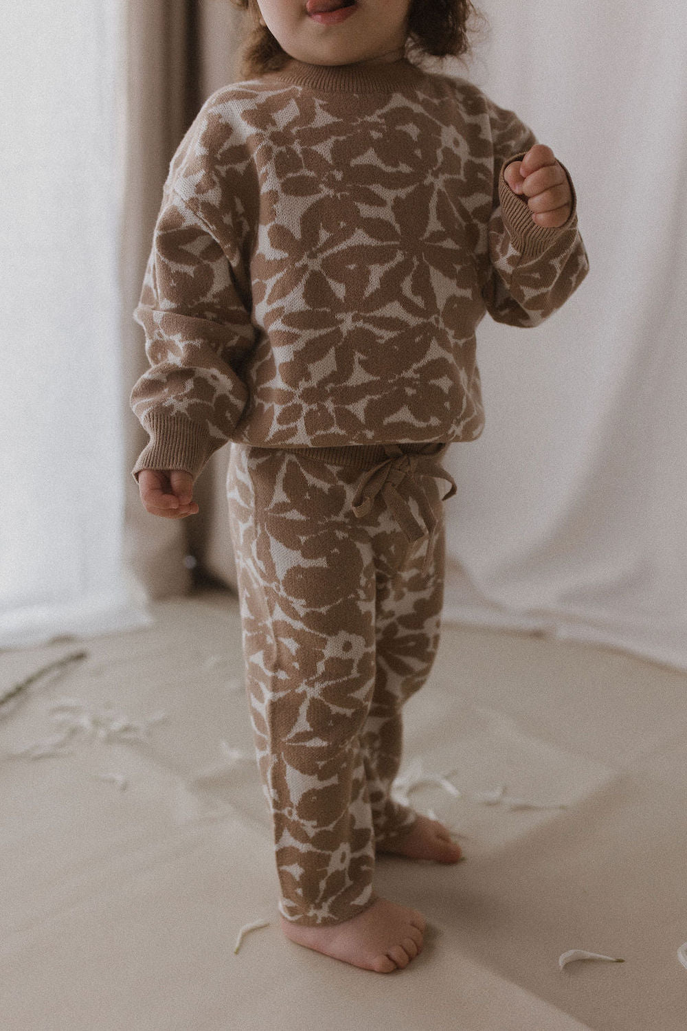 KNIT SWEATER/WATERLILY