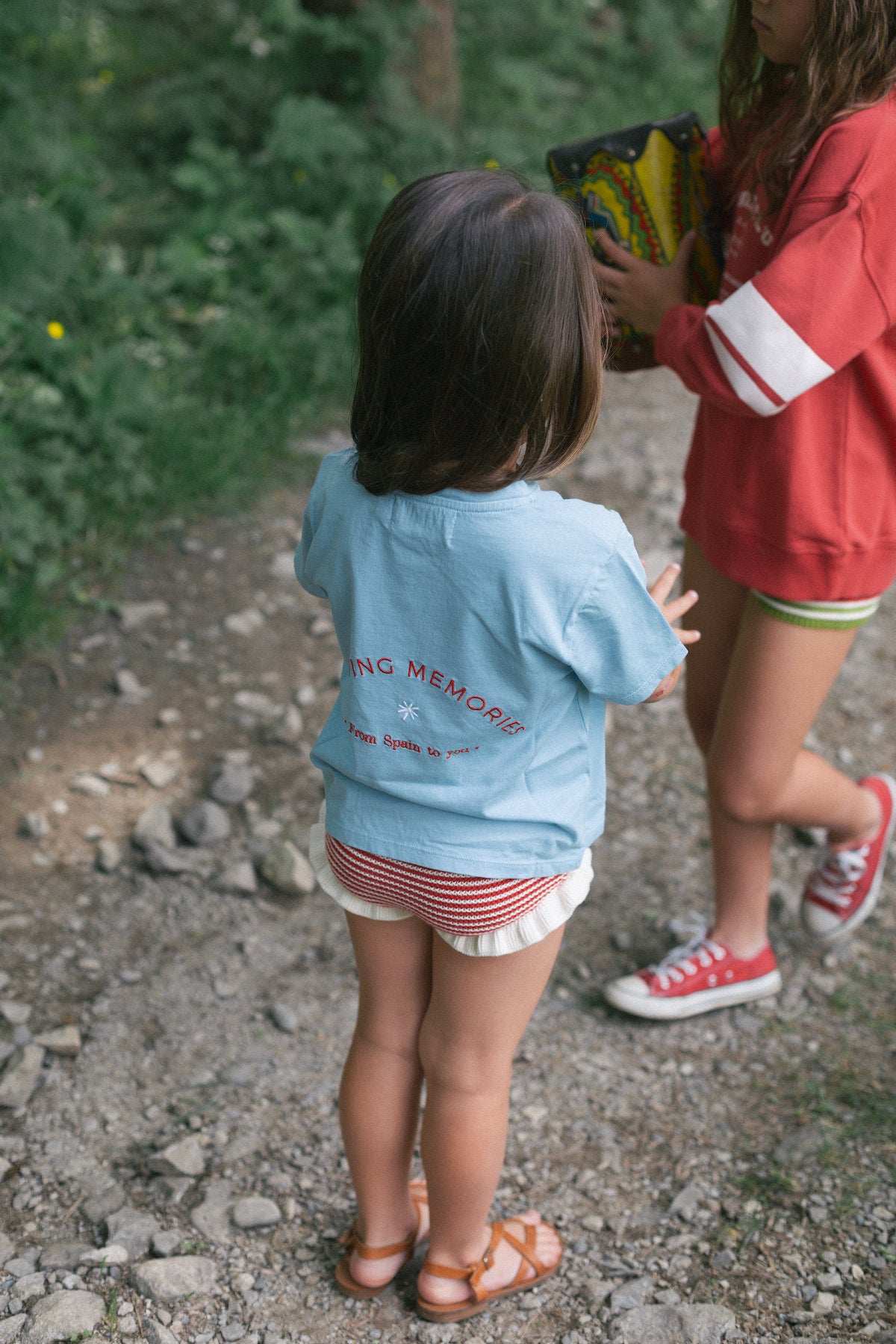 Red stripe bloomer short / Braguita rayas rojas