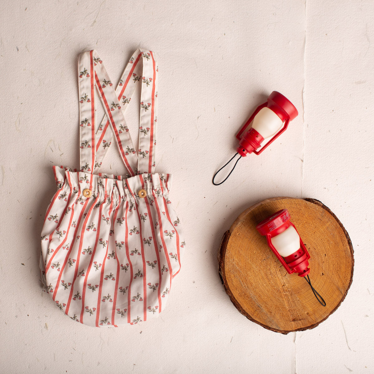 White Castores straps bloomer / Culetín tirantes Castores blanco