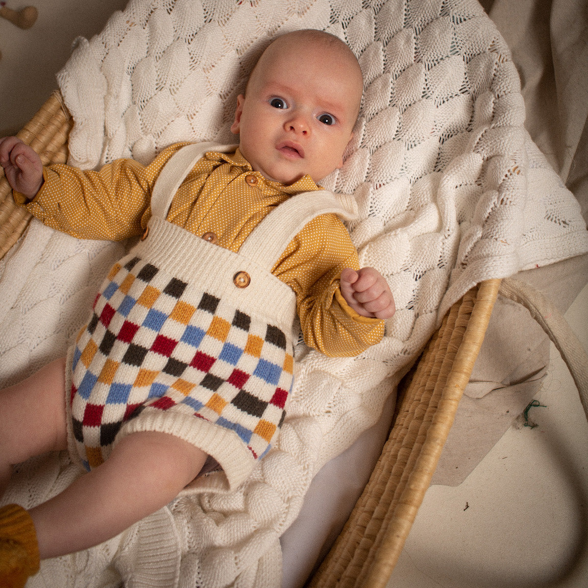 Checkerboard straps bloomer