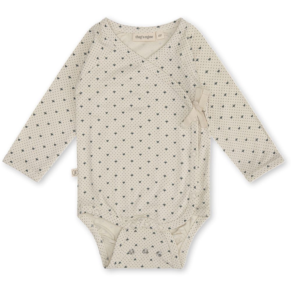 Elia wrap body baby romper/Lots of love sky