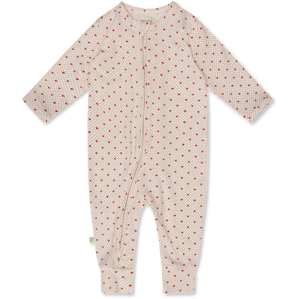 Elliotte onesie/Lots of love red