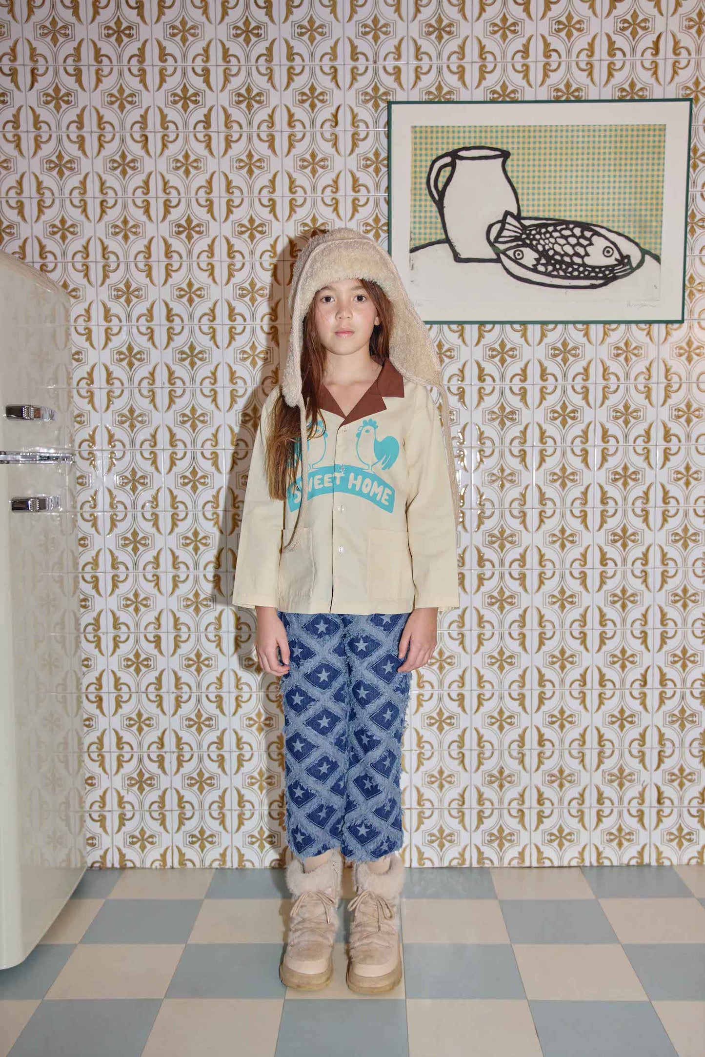 【Only 1 left】DENIM STARS PANTS/DENIM