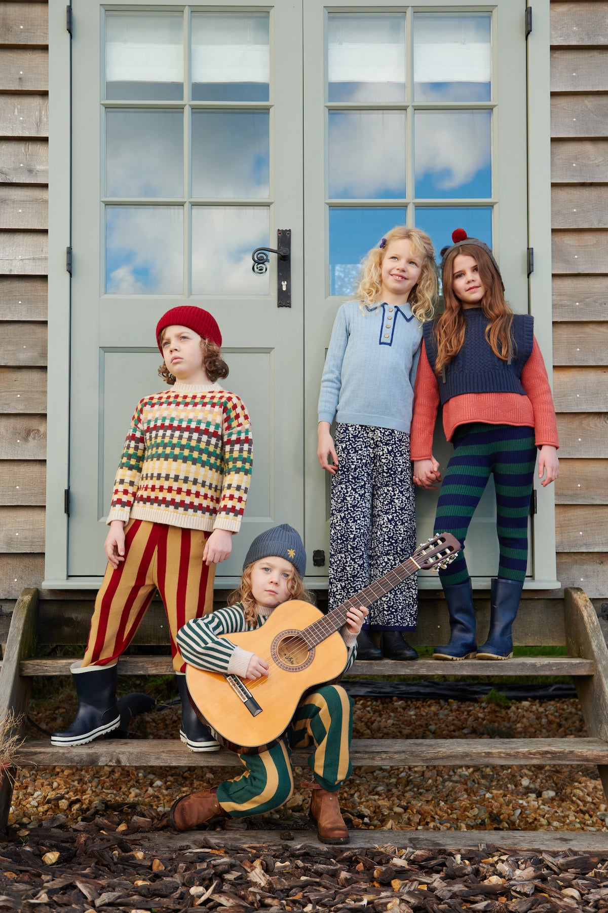 PATTERNED JUMPER/MULTICOLOR