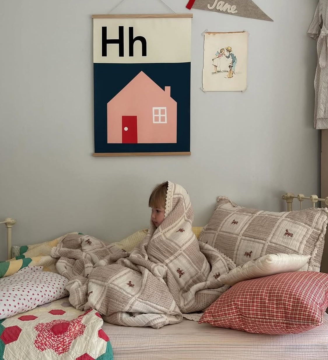 patchwork blanket - pony