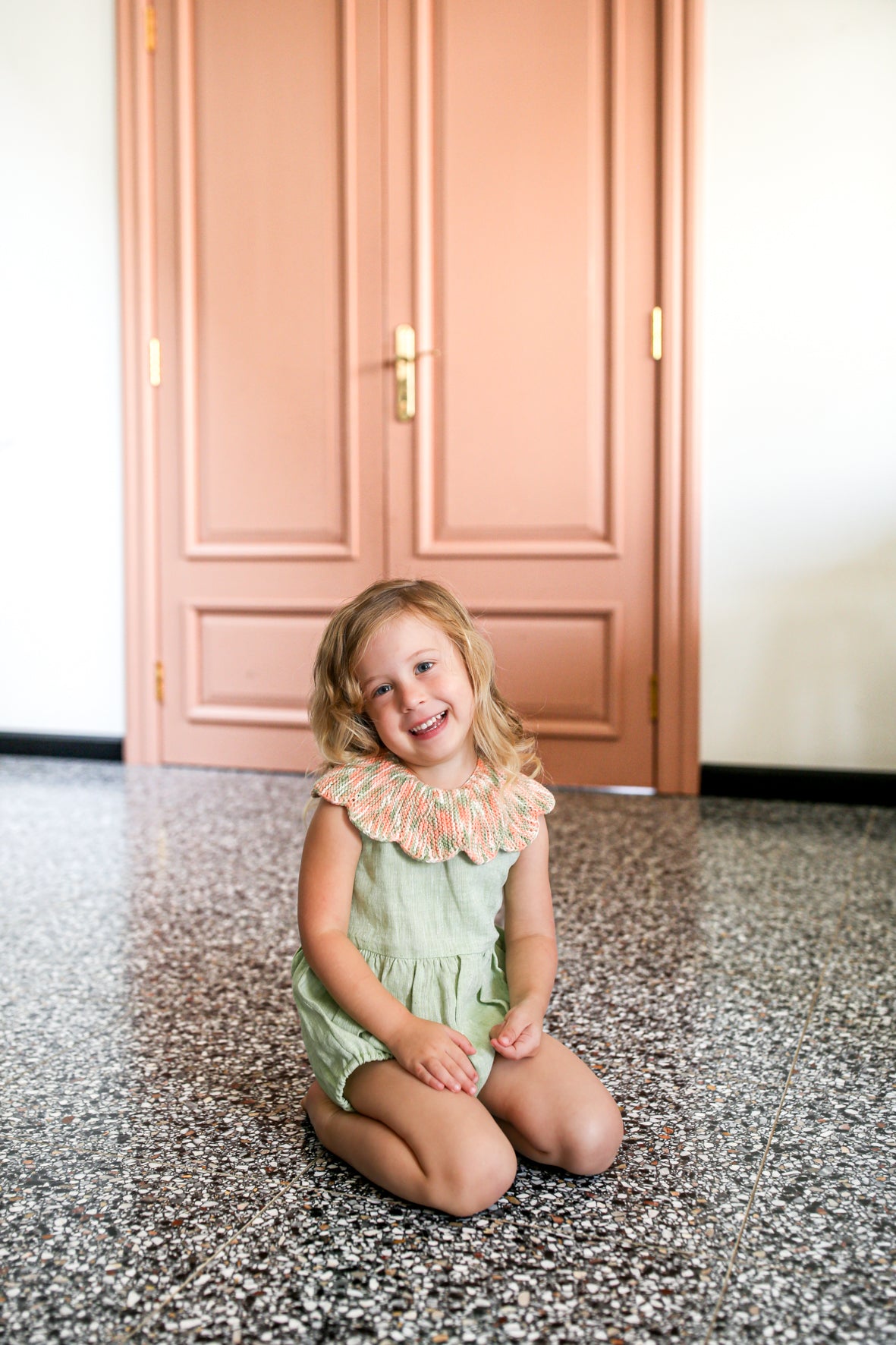 【送料無料】Cordelia Romper/Sage Sunset