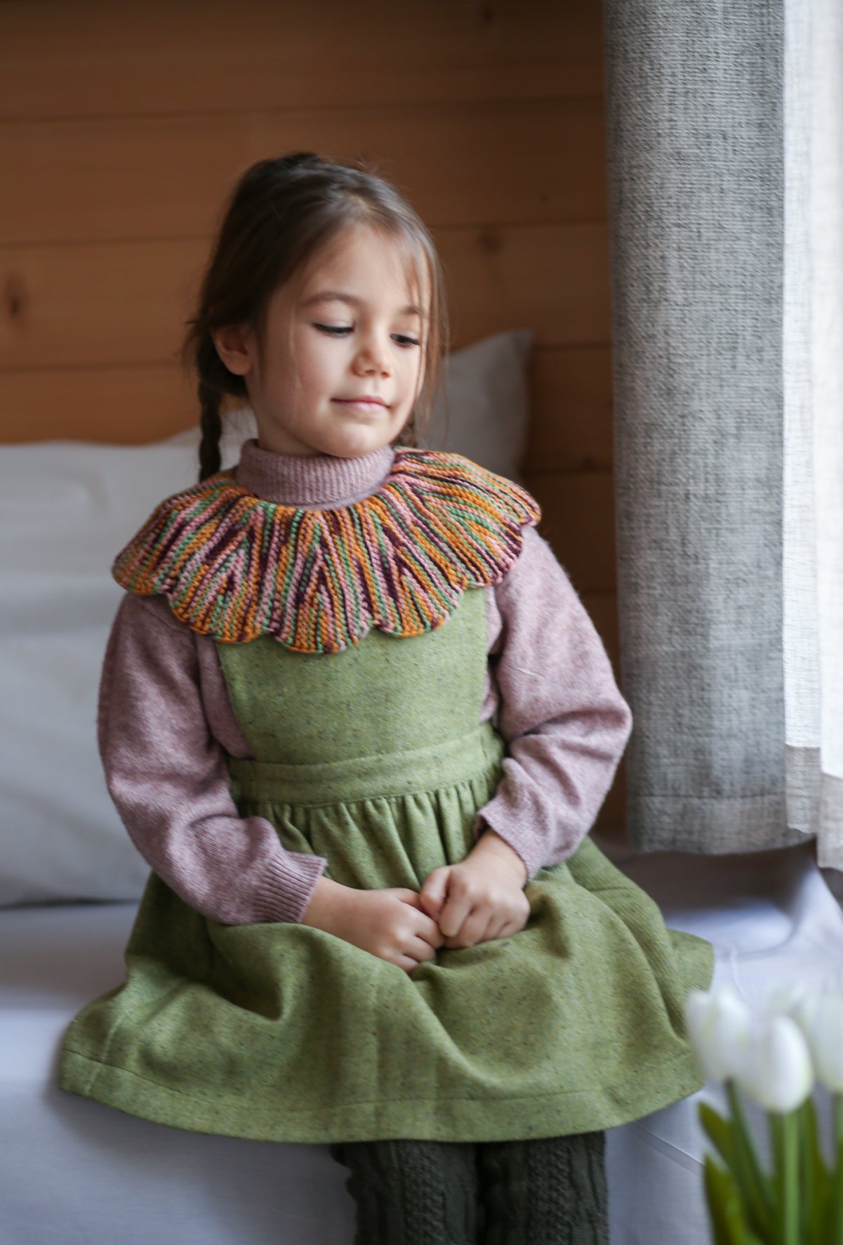 Cordelia Pinafore/Dried Moss
