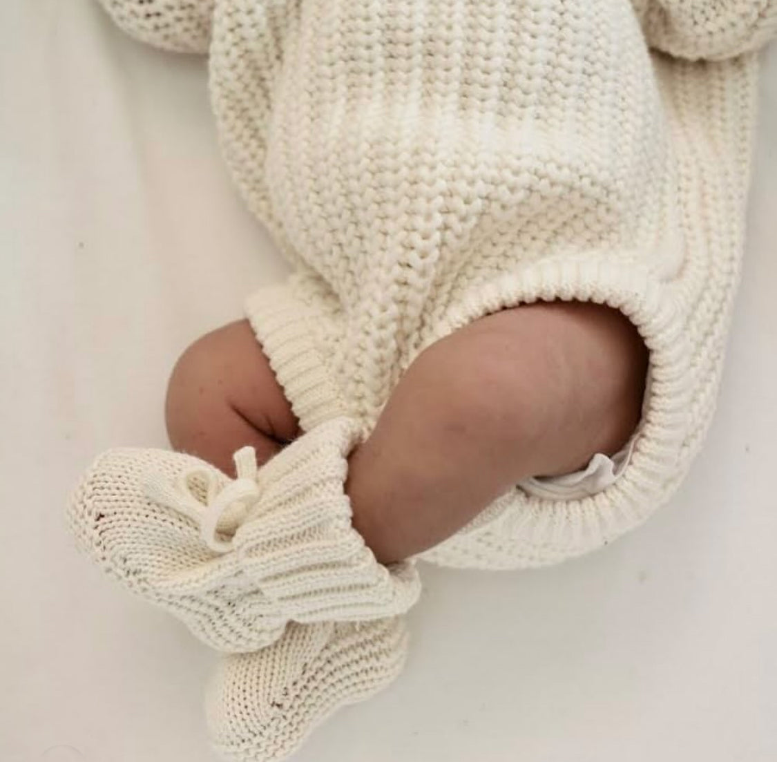 【Only 1 left】BOOTIES/NATURAL WHITE