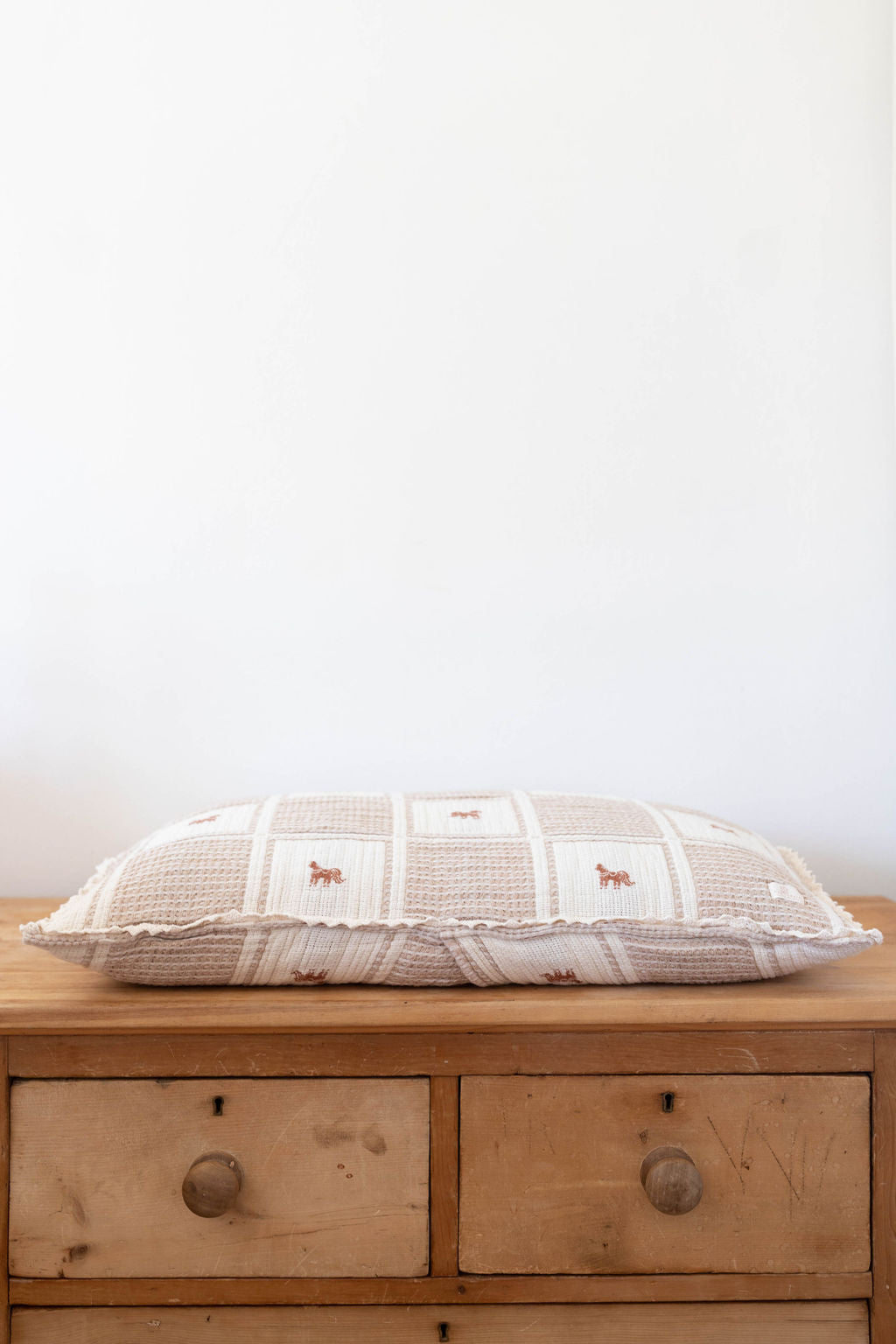 patchwork pillowcase - pony