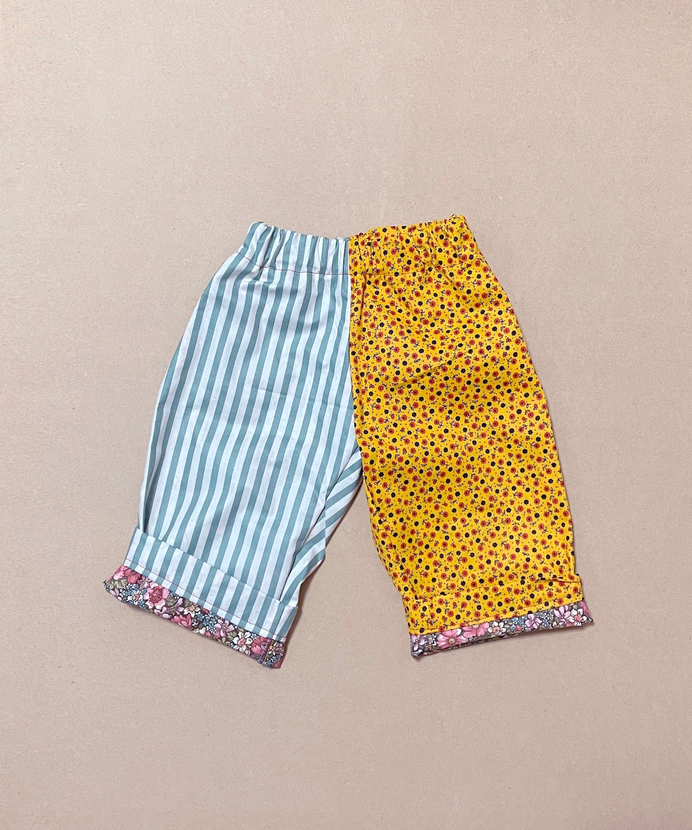 【one&only】 Vintage Fabrics Play Pants no.23-1Y