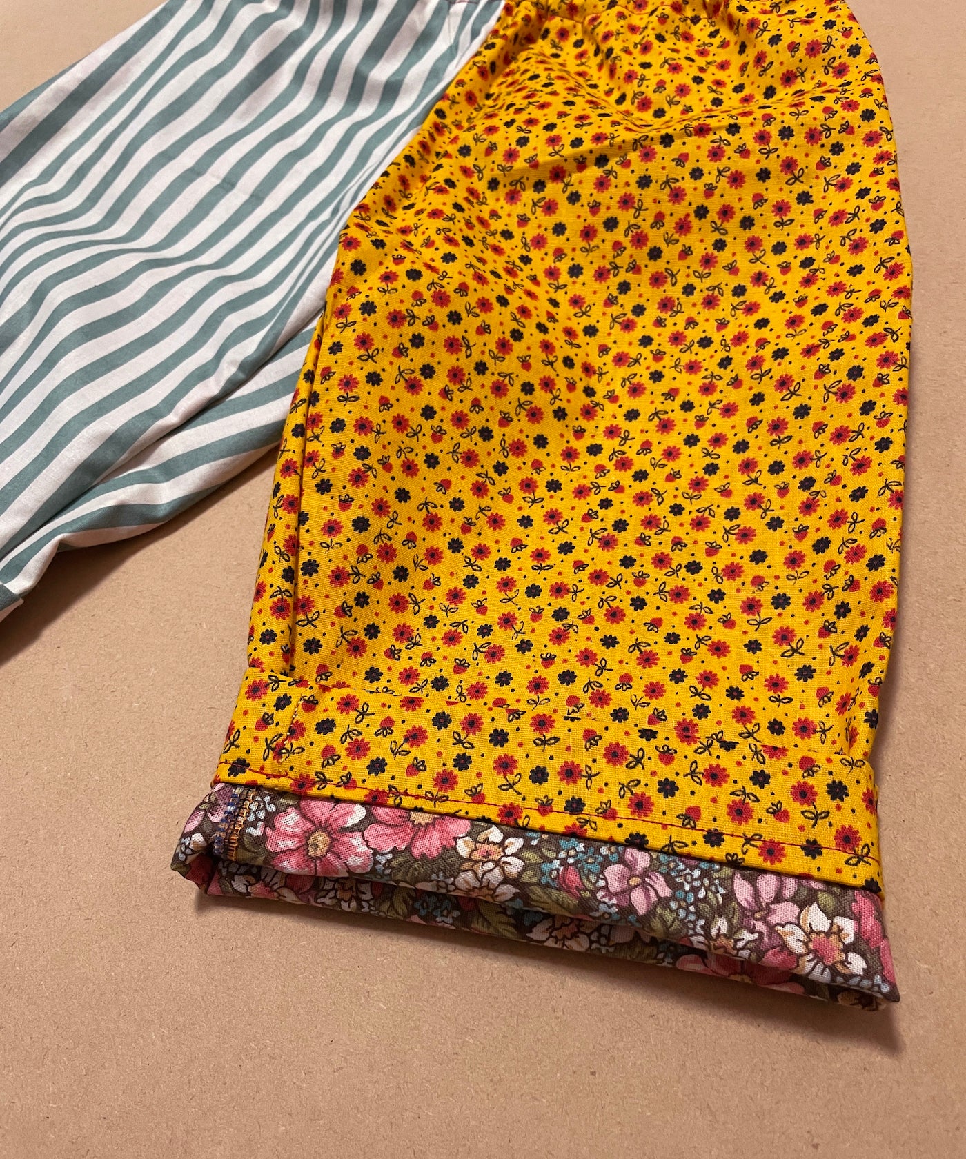 【one&only】 Vintage Fabrics Play Pants no.23-1Y