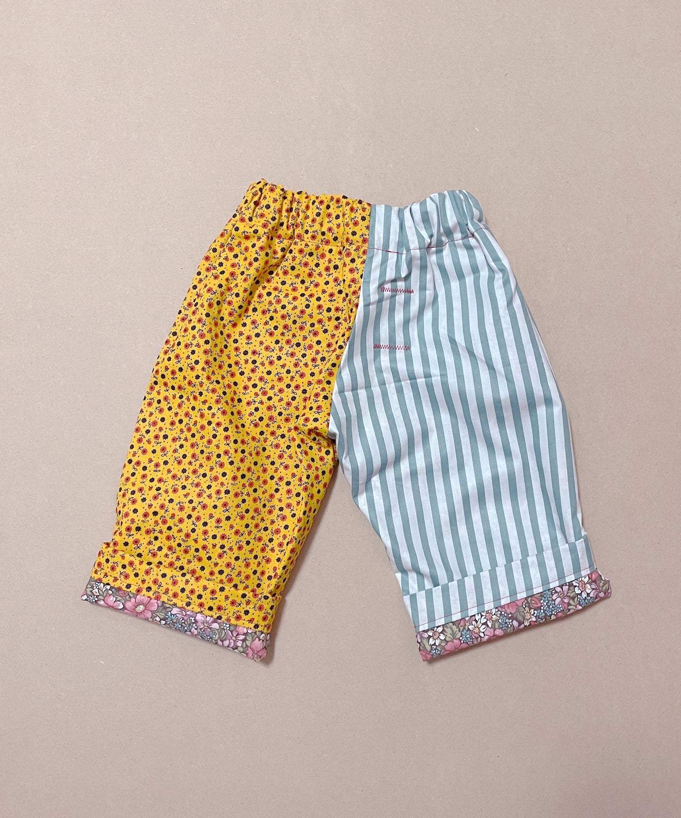 【one&only】 Vintage Fabrics Play Pants no.23-1Y
