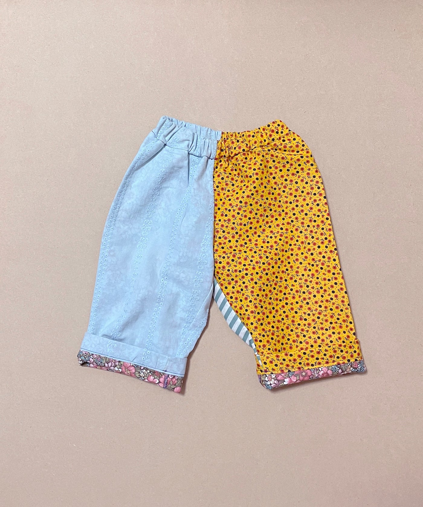 【one&only】 Vintage Fabrics Play Pants no.21-1Y