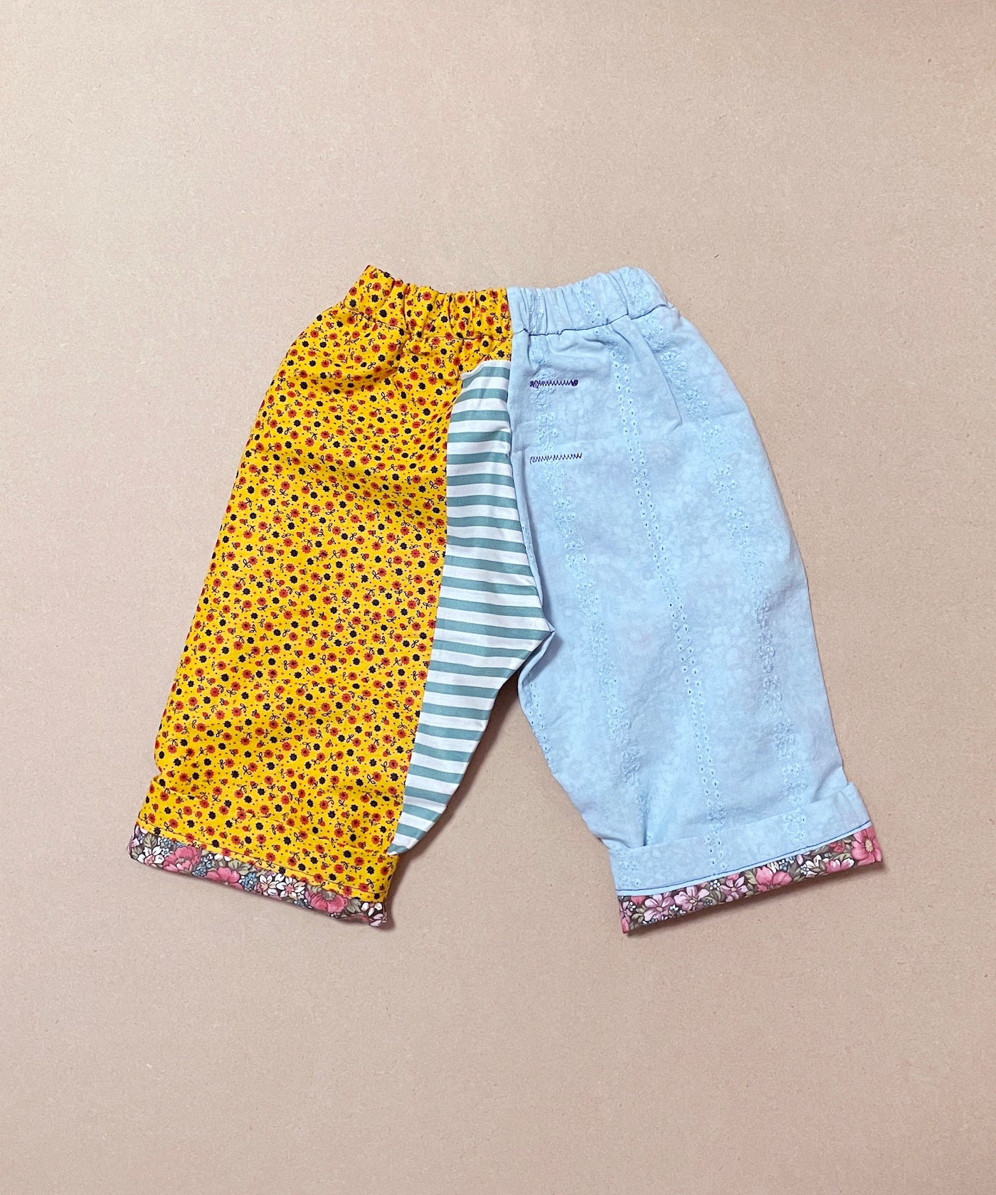 【one&only】 Vintage Fabrics Play Pants no.21-1Y